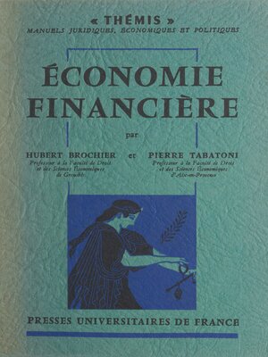cover image of Économie financière